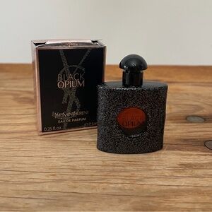 New In Box YSL Black Opium Womens EDP Mini Splash 7.5 ml / 0.25 oz